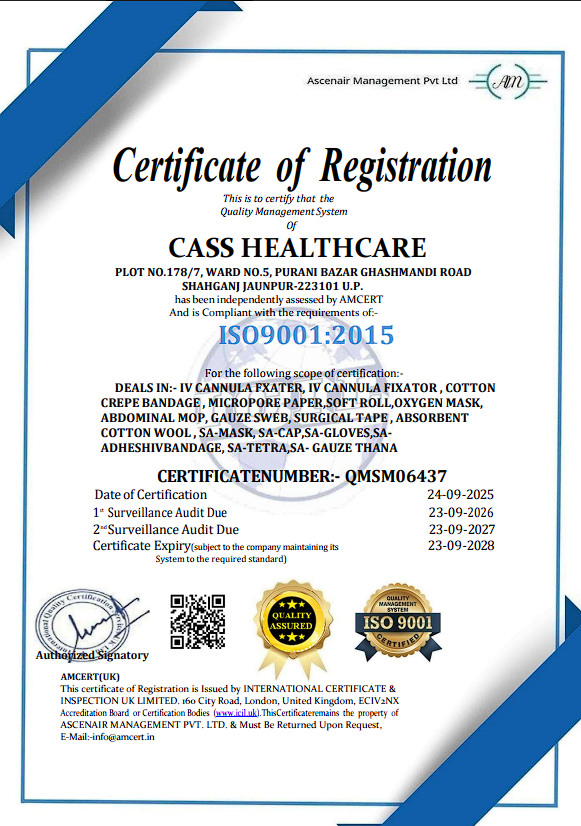 ISO 9001:2015 Certificate
